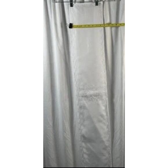 SHERMARKE Drawstring Waist Embroidered Trim Skirt, White Sz: OS, 82-33 - Picture 10 of 10